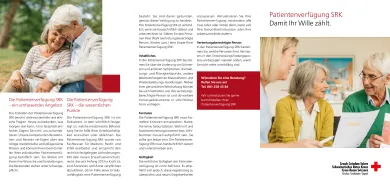 Flyer Patientenverfügung SRK
